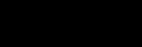 Black rectangular logo or banner shape on transparent background
