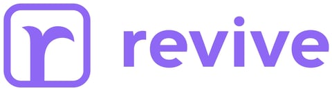 Revive logo with purple rounded square icon and text wordmark