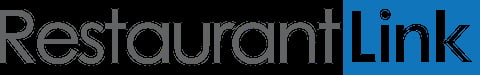 RestaurantLink logo with gray text and blue highlighted Link portion